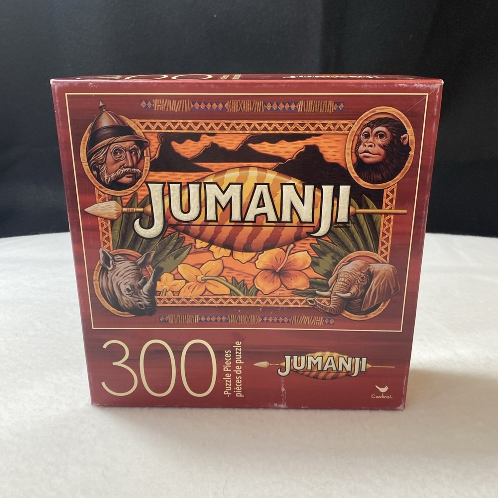 Cardinal Jumanji 300 Piece Jigsaw Puzzle 18" x‎ 24" Spinmaster Sealed NEW